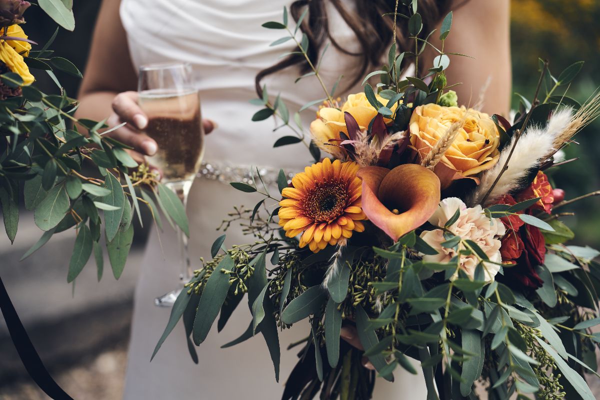 Personalised Bridal Bouquet - Amafloria
