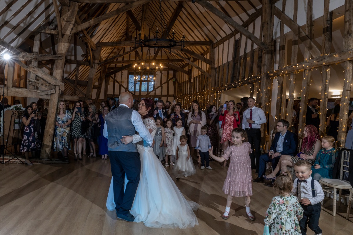 The First Dance in the beautiful Barn