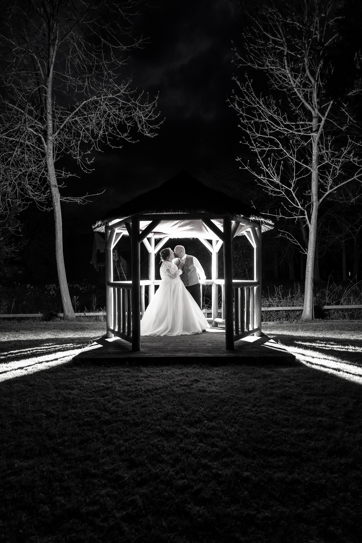 One of the night shots. Looks amazing in black & white
