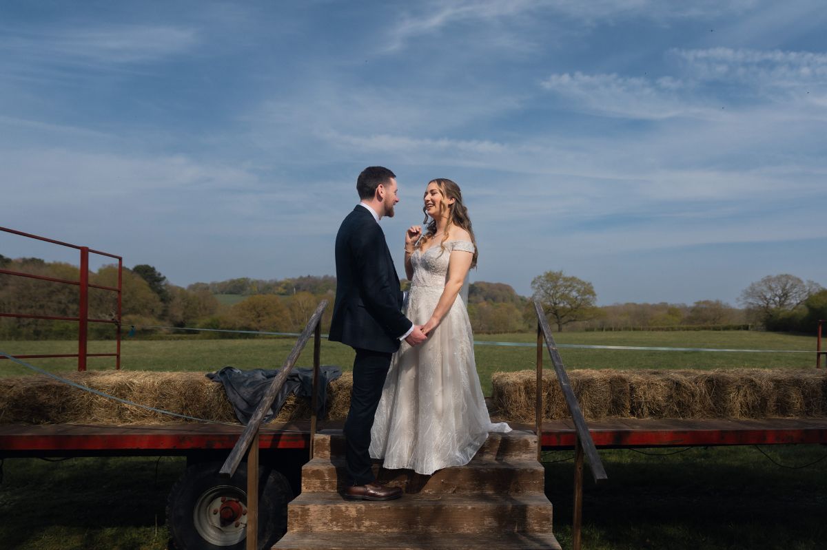 Real Wedding Image for Catherine & James
