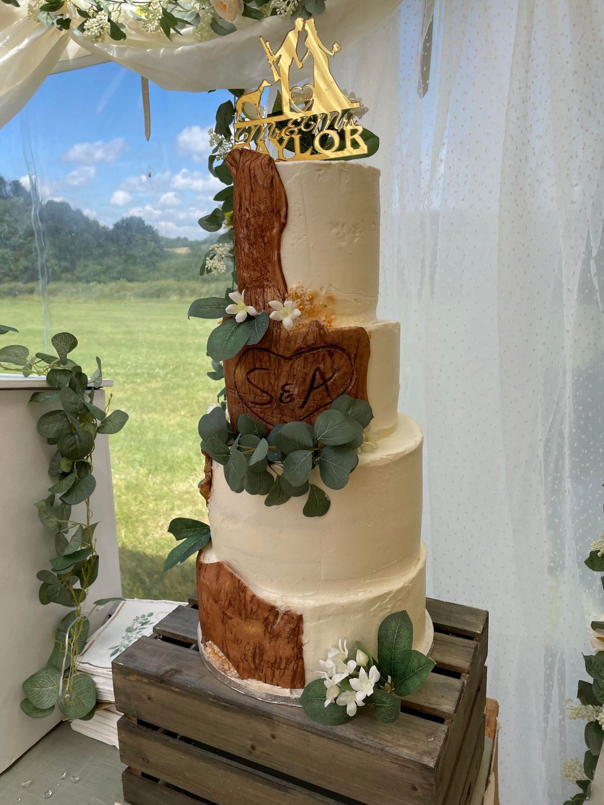 Real Wedding Image for Abi & Sam 