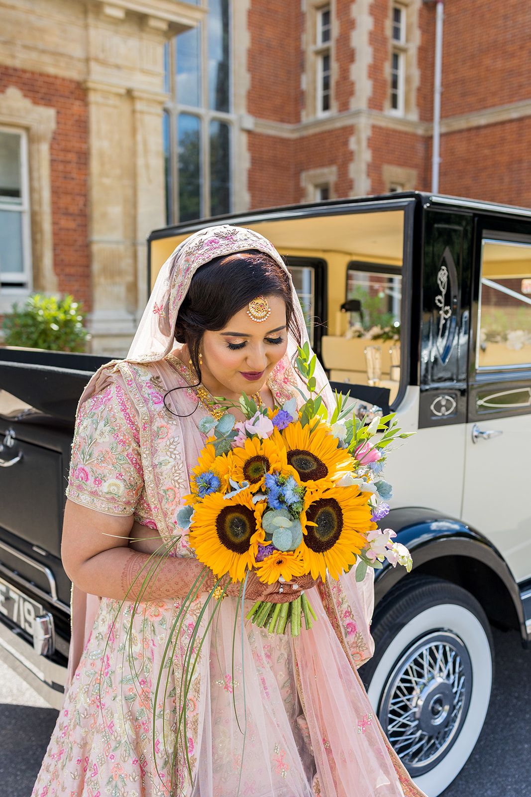 Brides arrival