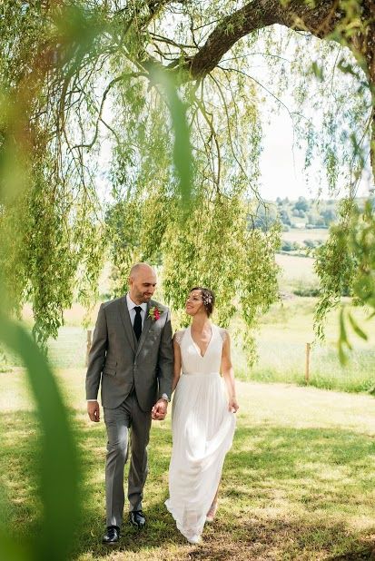 The happy couple wanted a countryside peaceful wedding like no other ... and here at Rivercatcher that