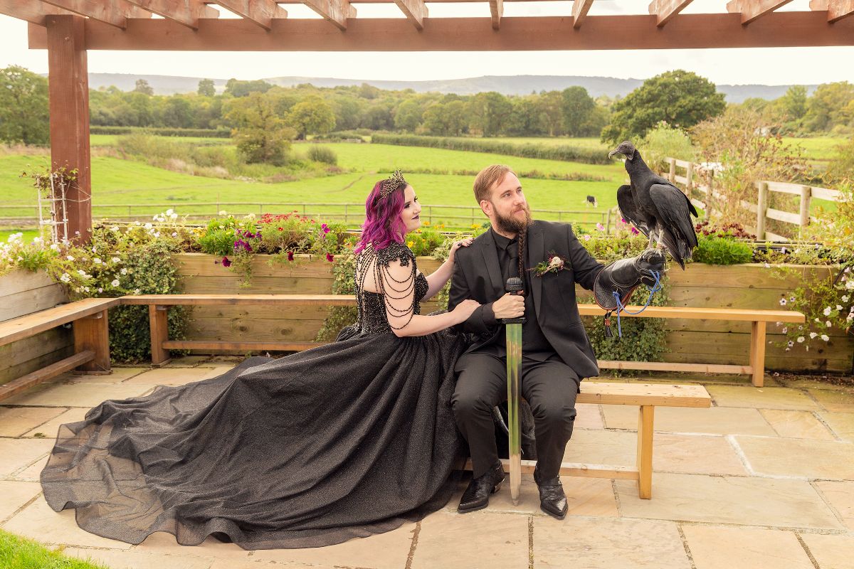 Siobhan and Nick's goth/viking theme was absolutely amazing!