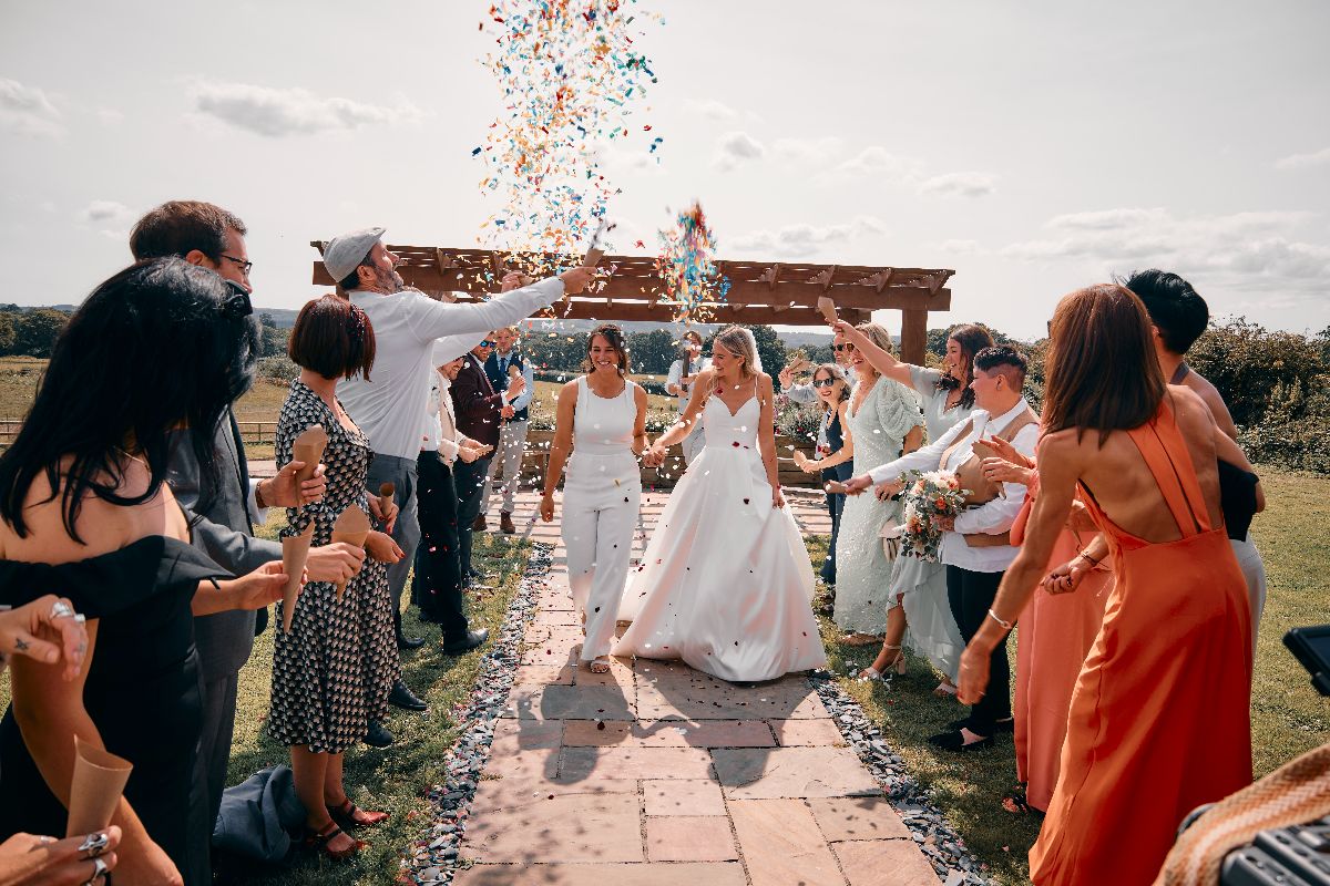 Real Wedding Image for Tia & Laura