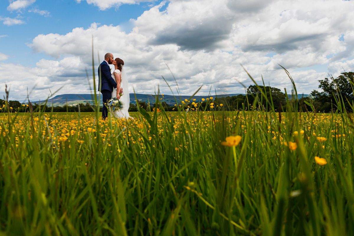  I just had to get this shot of Amy & Adam in the wildflower meadow.
