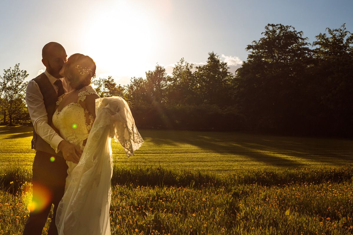 The light was stunning in the late afternoon which was perfect for Amy & Adam's romantic portraits.