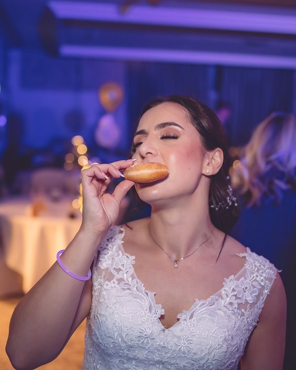 The most satisfying bite, where all the planning came together and tha day went off without a hitch!