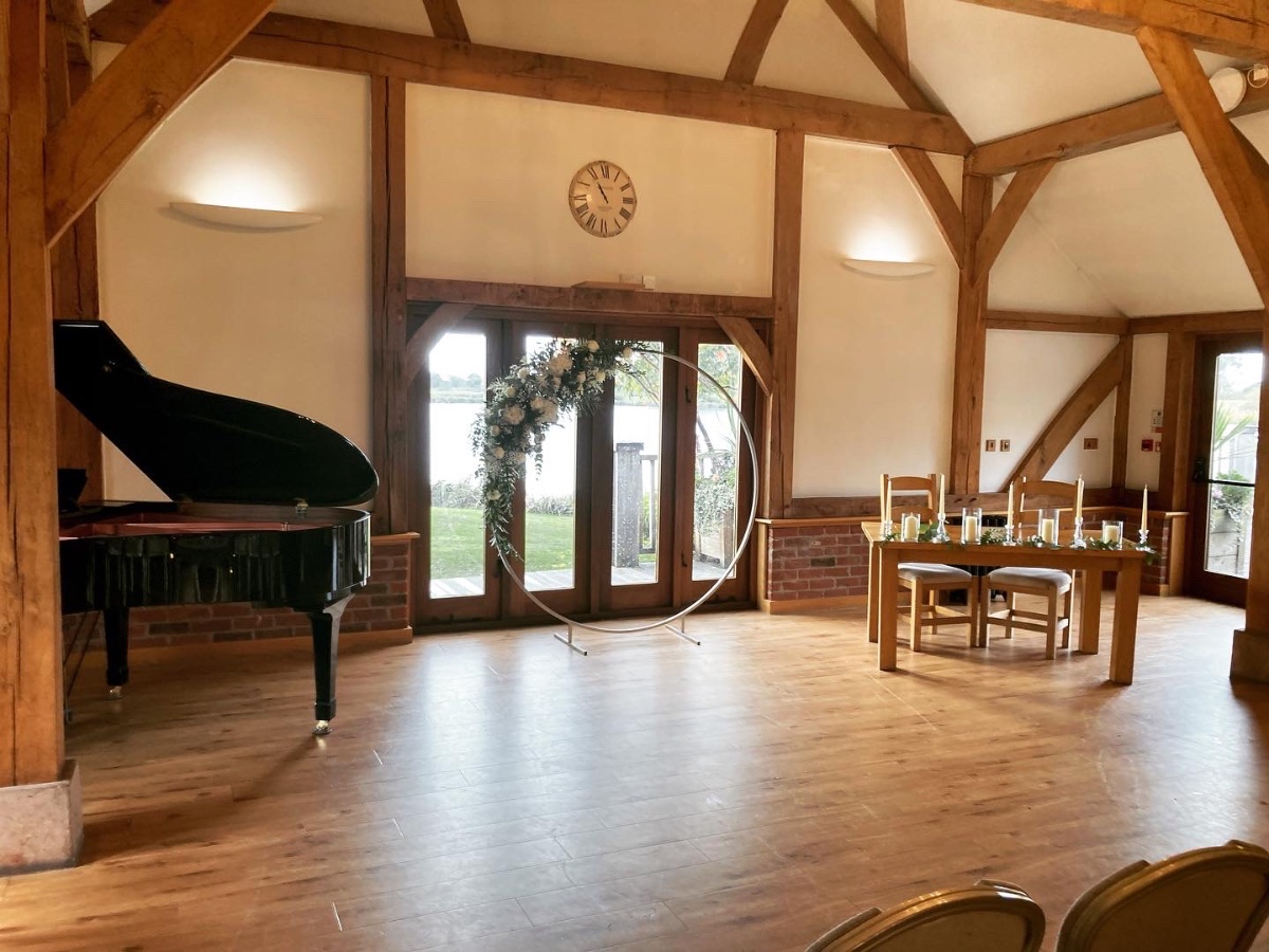 Wedding Ceremony at Sandhole Oak Barn