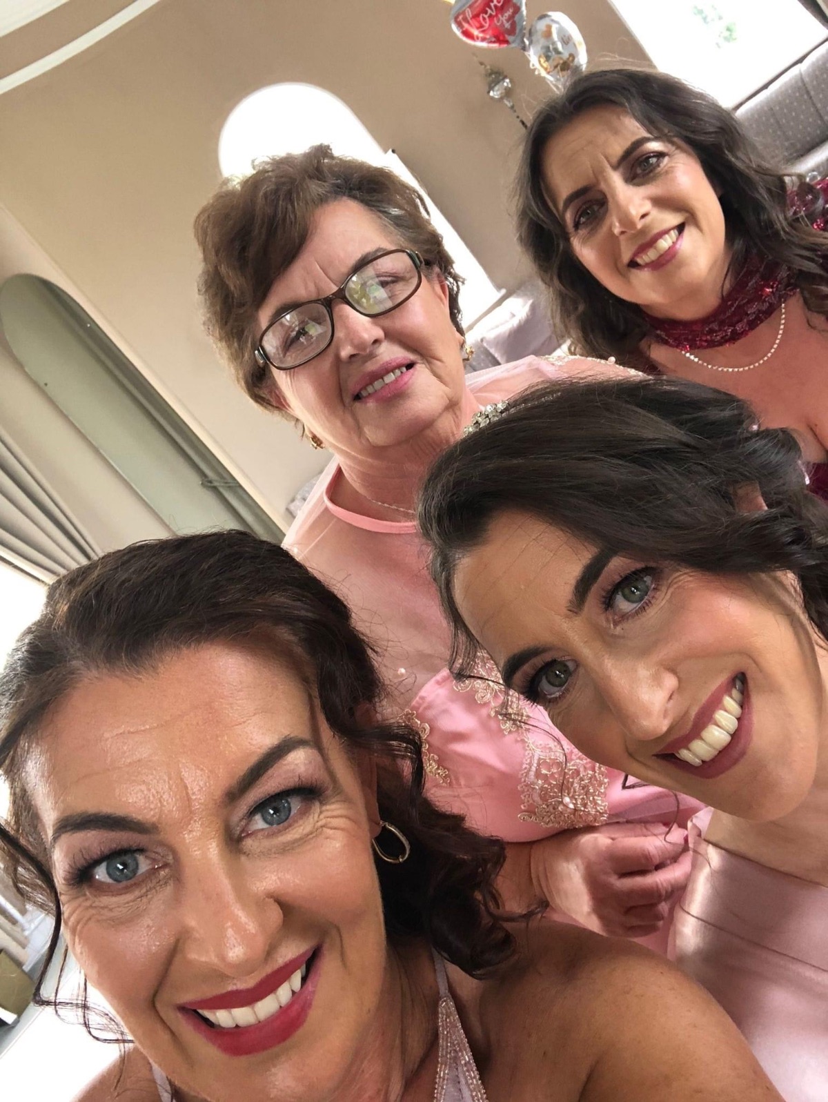 Bride and her squad 
