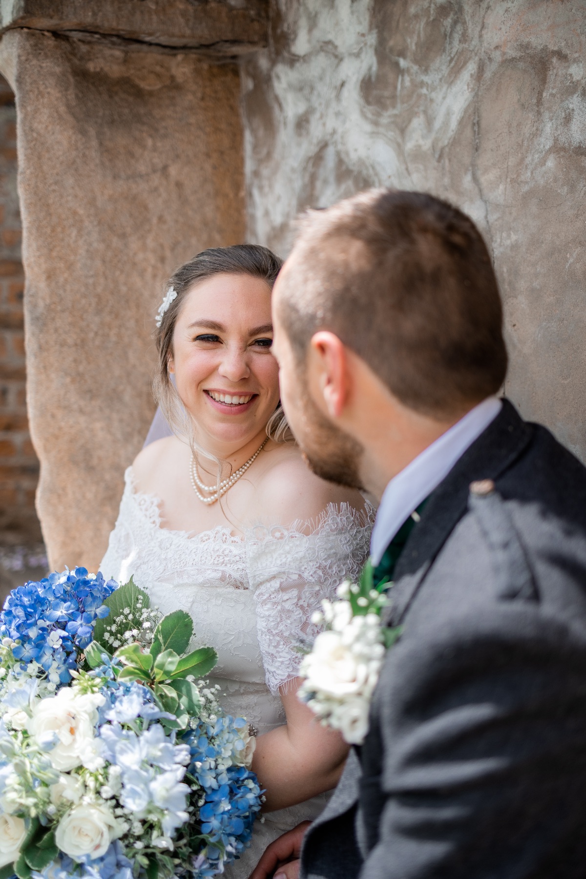 Real Wedding Image for Catherine and Tom