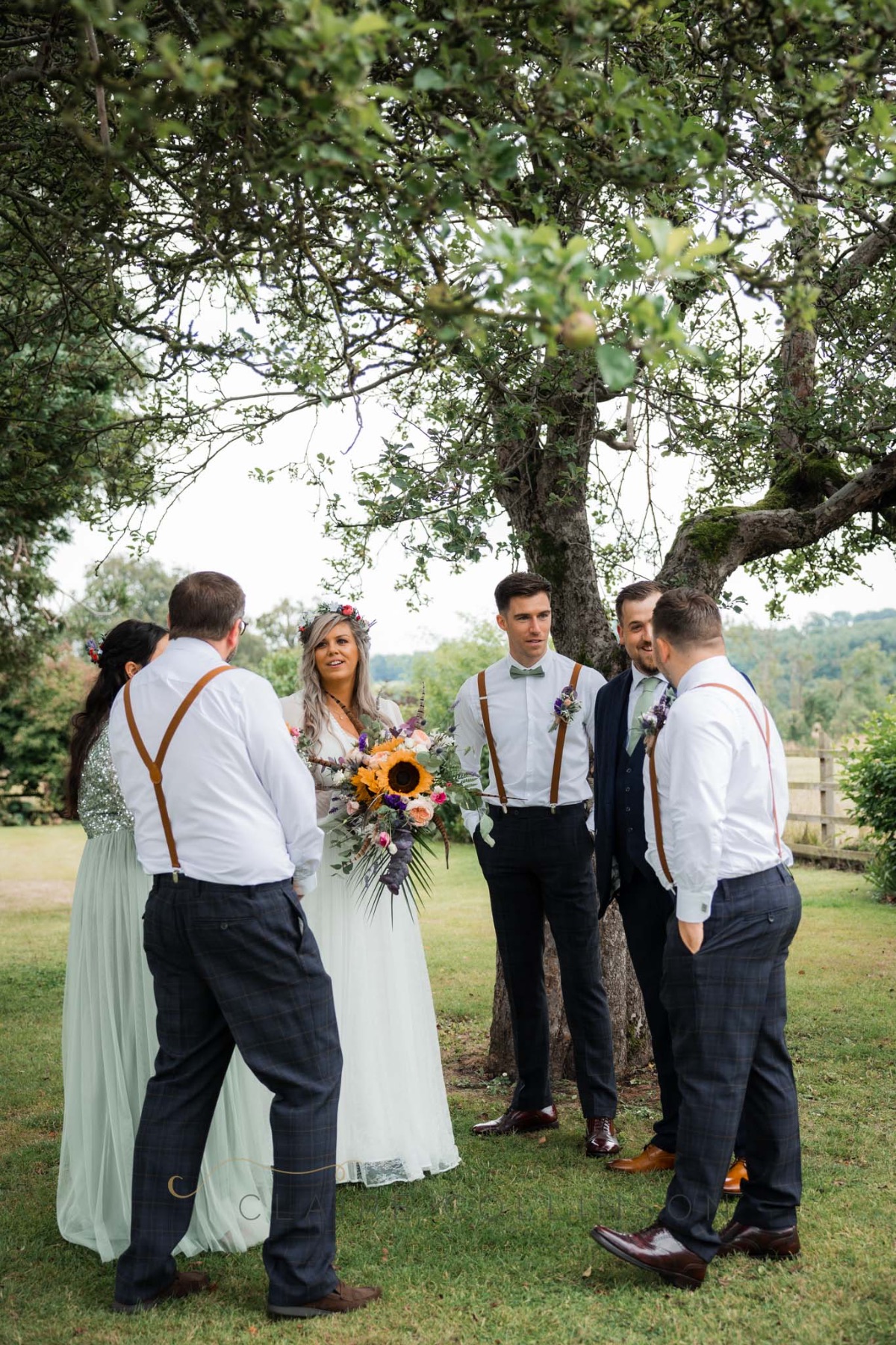 Real Wedding Image for Faye and Lewis 