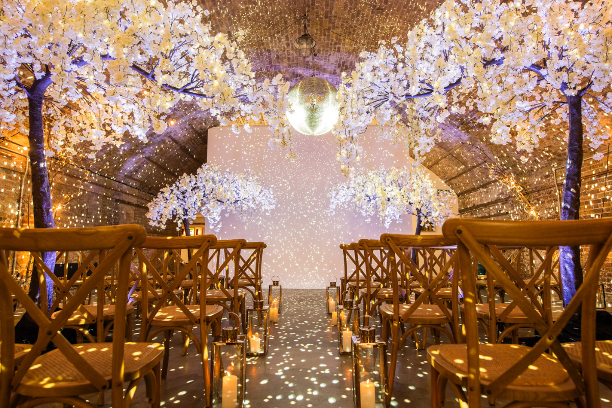 White Artificial Cherry Blossom Tree