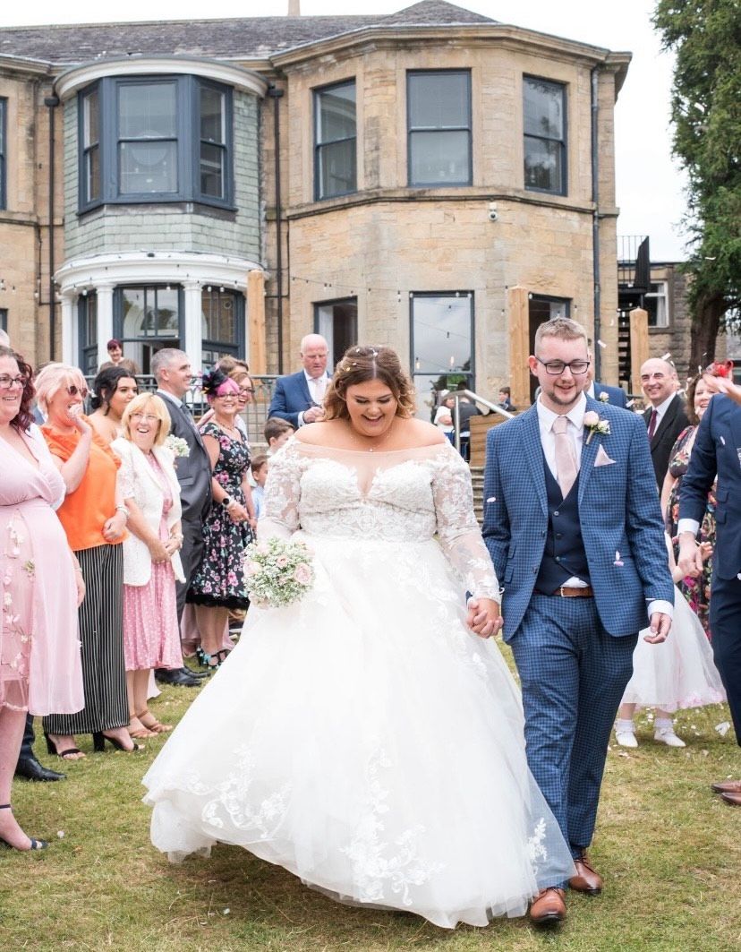 Confetti shot outside of Carr Bank