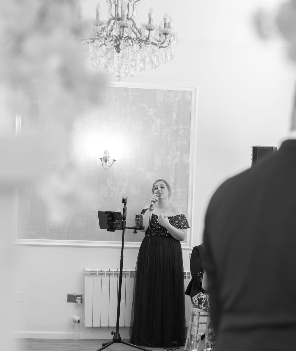 Singing during the ceremony