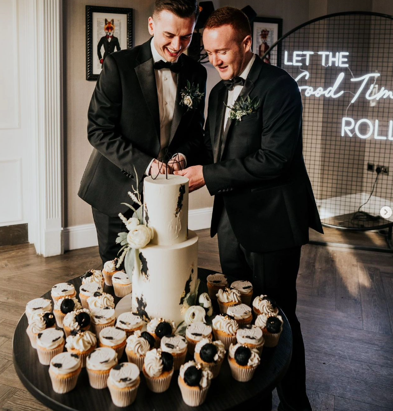 The happy couple