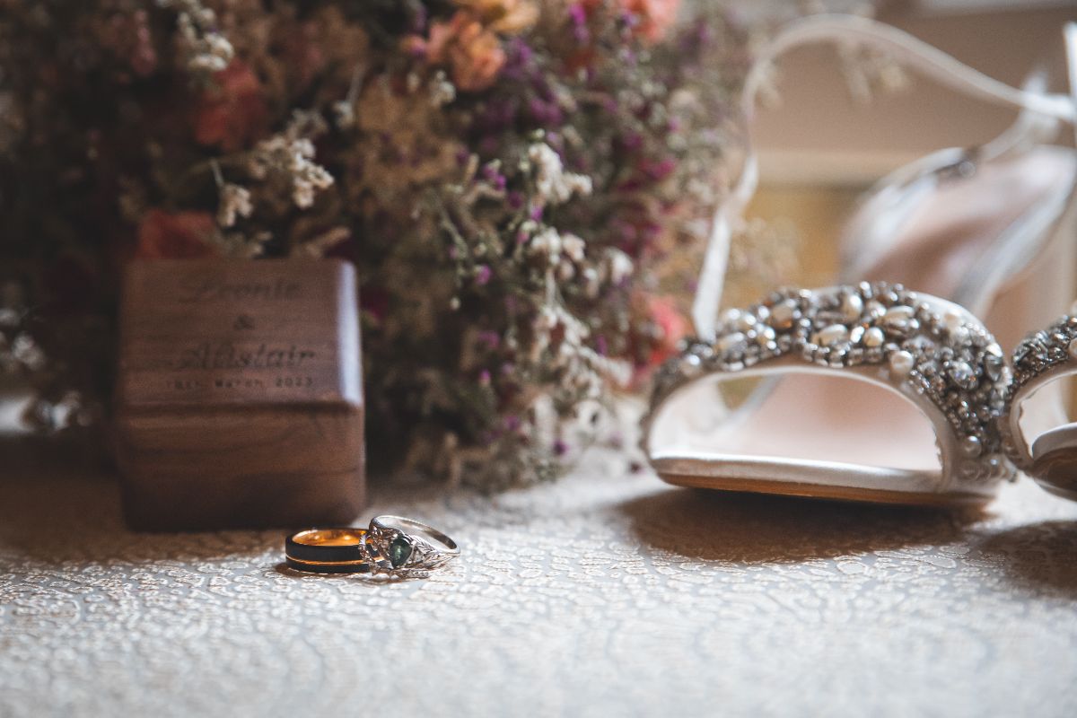 Beautiful dried flower bouquets