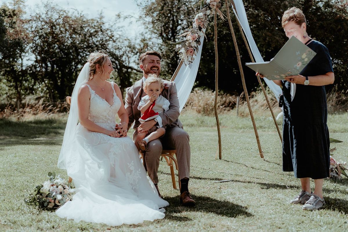 Such a beautiful rustic style wedding in The Cotswolds