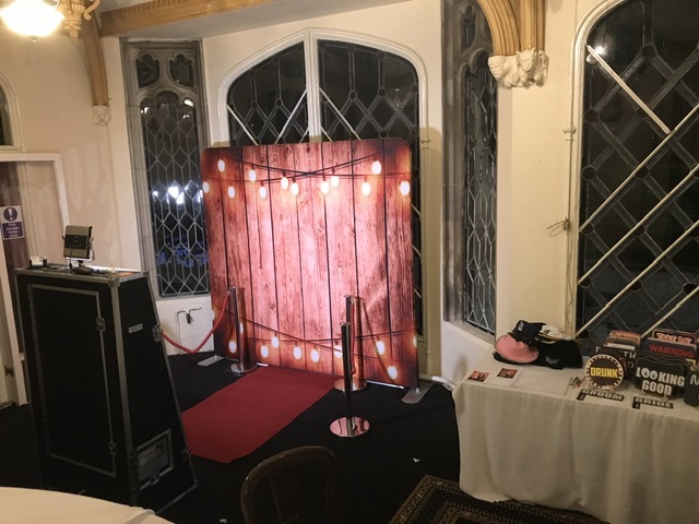Magic mirror set up for the guests 