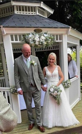 The happy couple