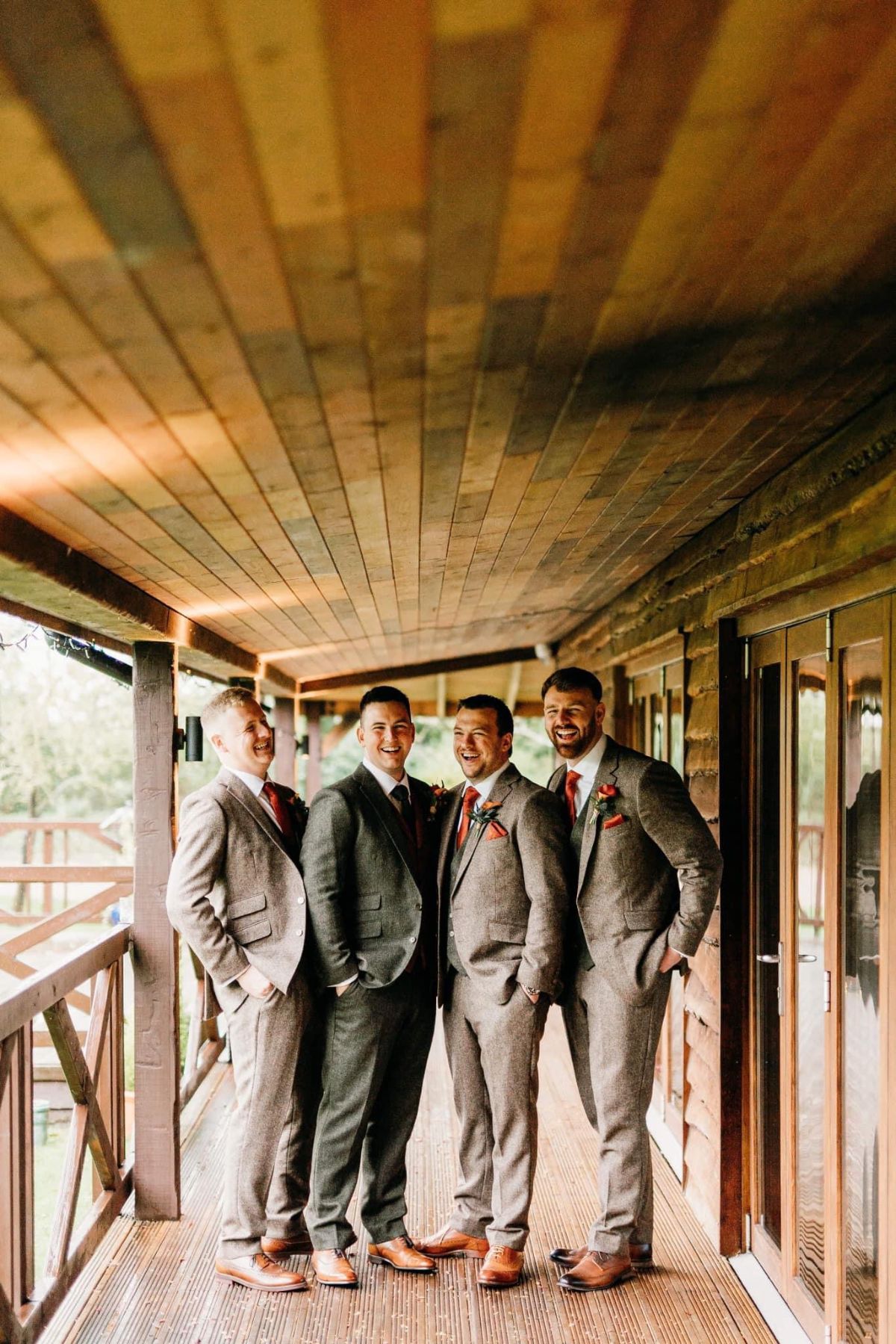 Jordan and his groomsmen