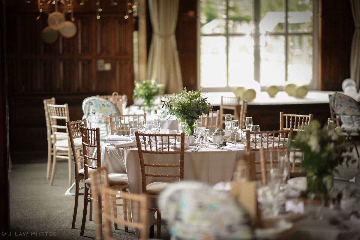 Woodland wedding breakfast
