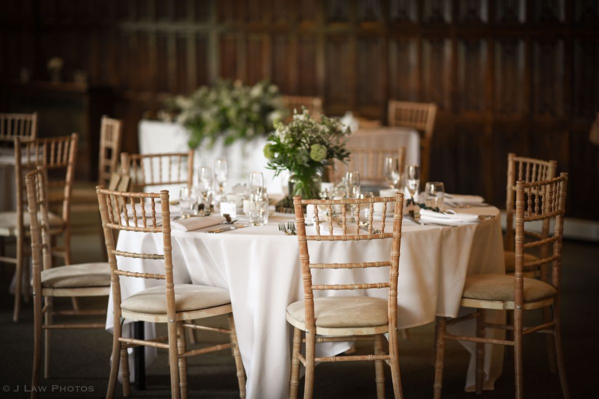 Woodland wedding breakfast
