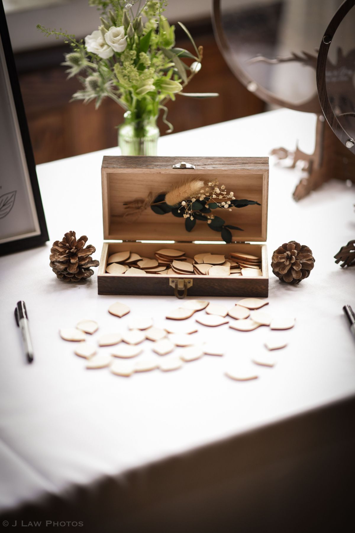 Woodland wedding breakfast