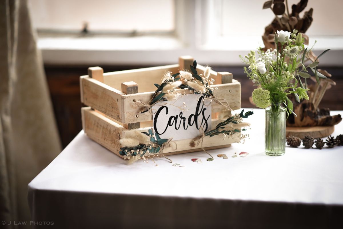 Woodland wedding breakfast
