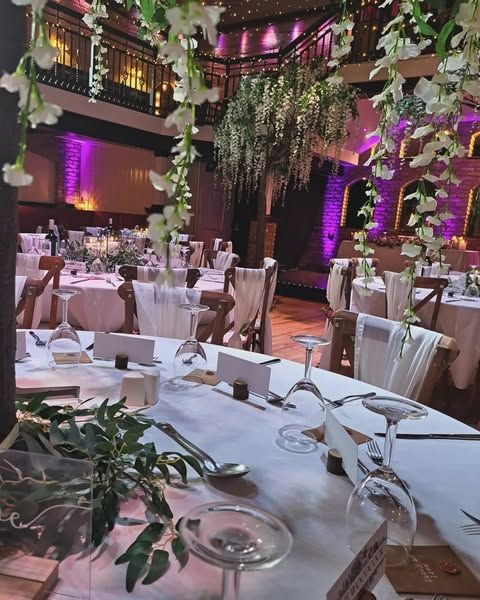 Idyllic wedding breakfast