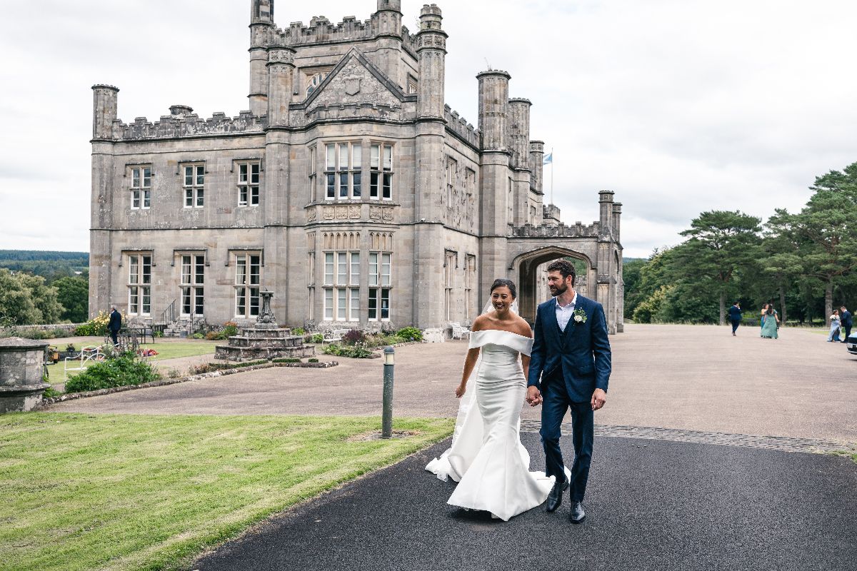 After Ceremony stroll through Blairquhan.