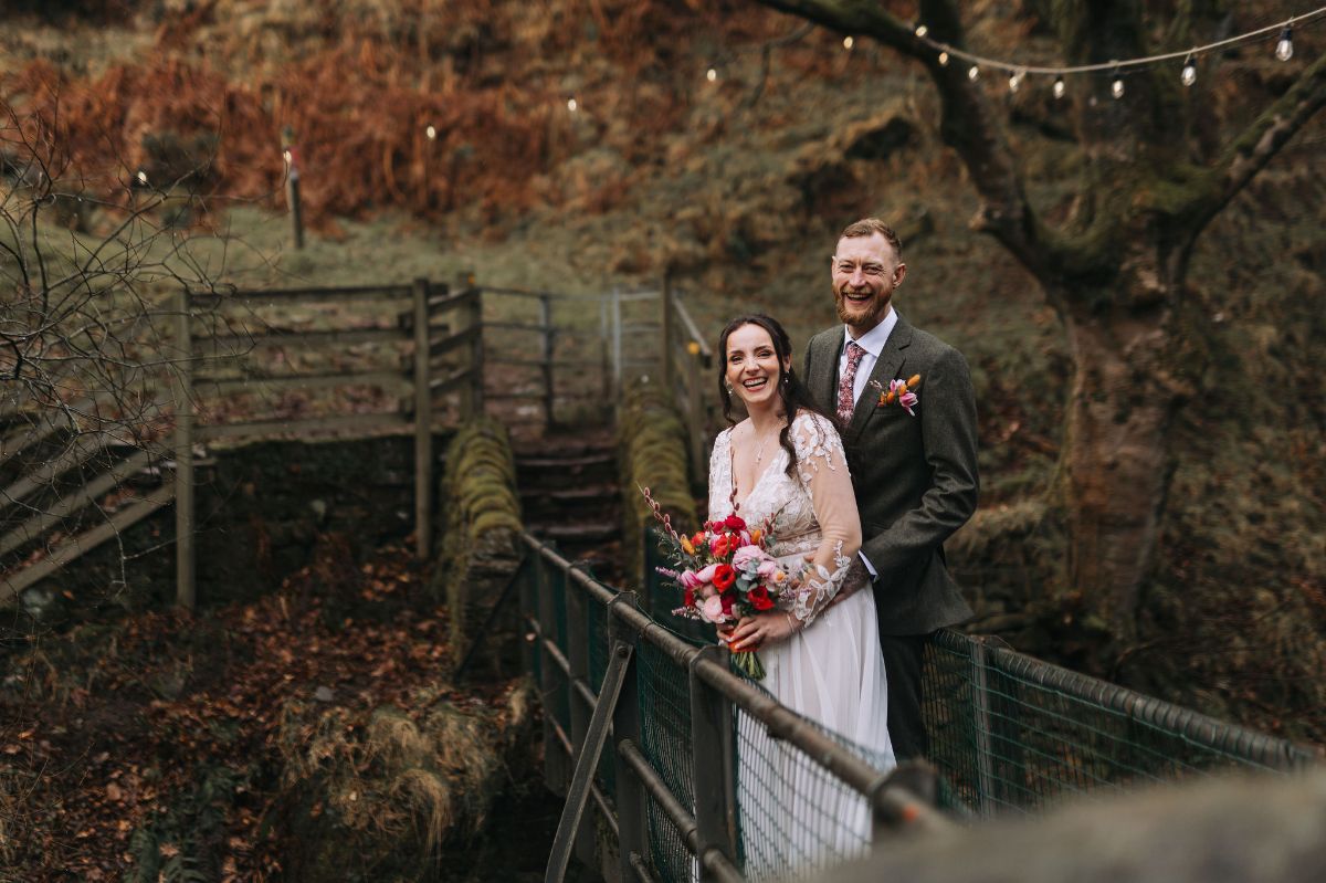 Real Wedding Image for Evie & Rich