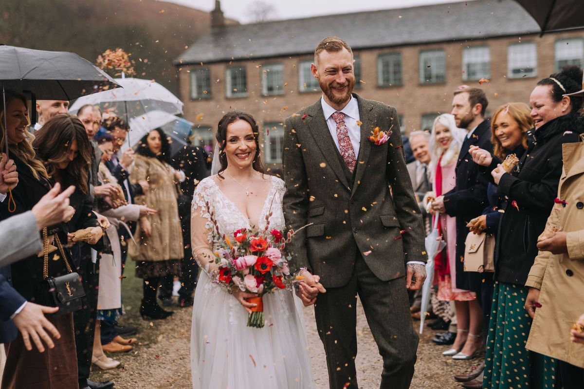 Real Wedding Image for Evie & Rich