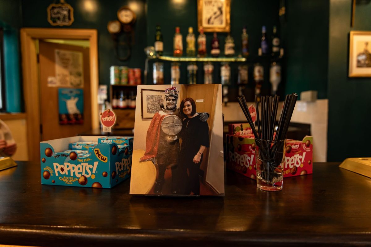 A sweet reminder of a long standing connection to the theatre.