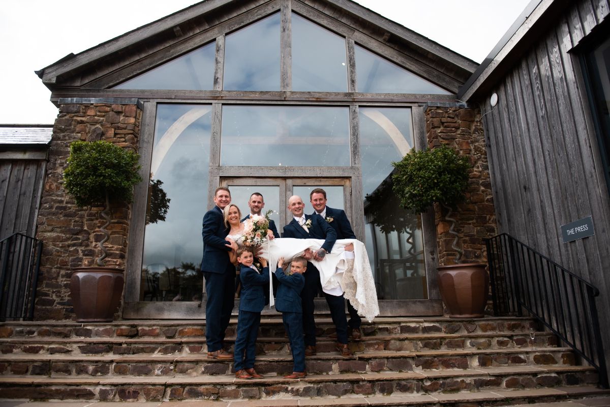 Real Wedding Image for Kelly & Pete