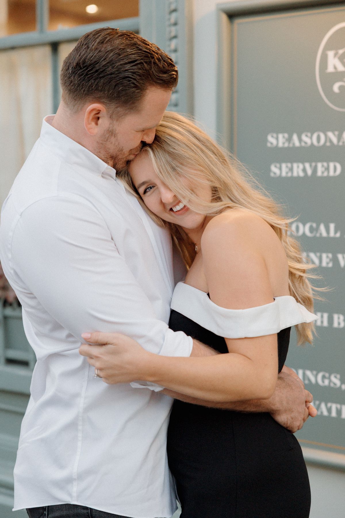 Billy and Chloe got engaged in the vault at The Kings Head in Cirencester, photographed by Hannah Warmisham