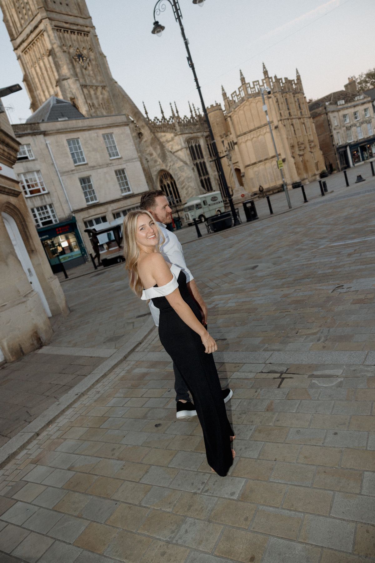 Billy and Chloe got engaged in the vault at The Kings Head in Cirencester, photographed by Hannah Warmisham